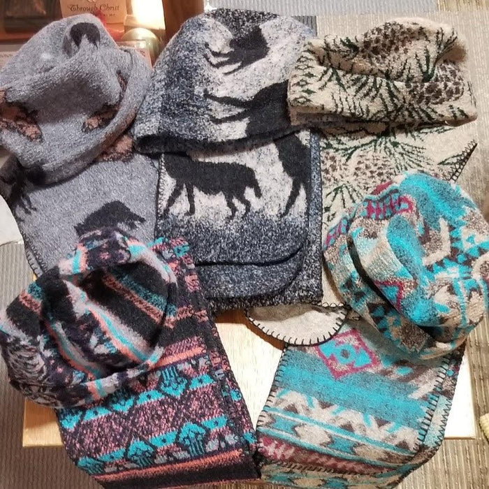 Accessories - Hat and Scarf Set - Choice of Colors/Design