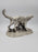 Detailed Pewter Plated Hunting Dog Statue - Two Dogs in Hunt Mode - Sportsman's Decor