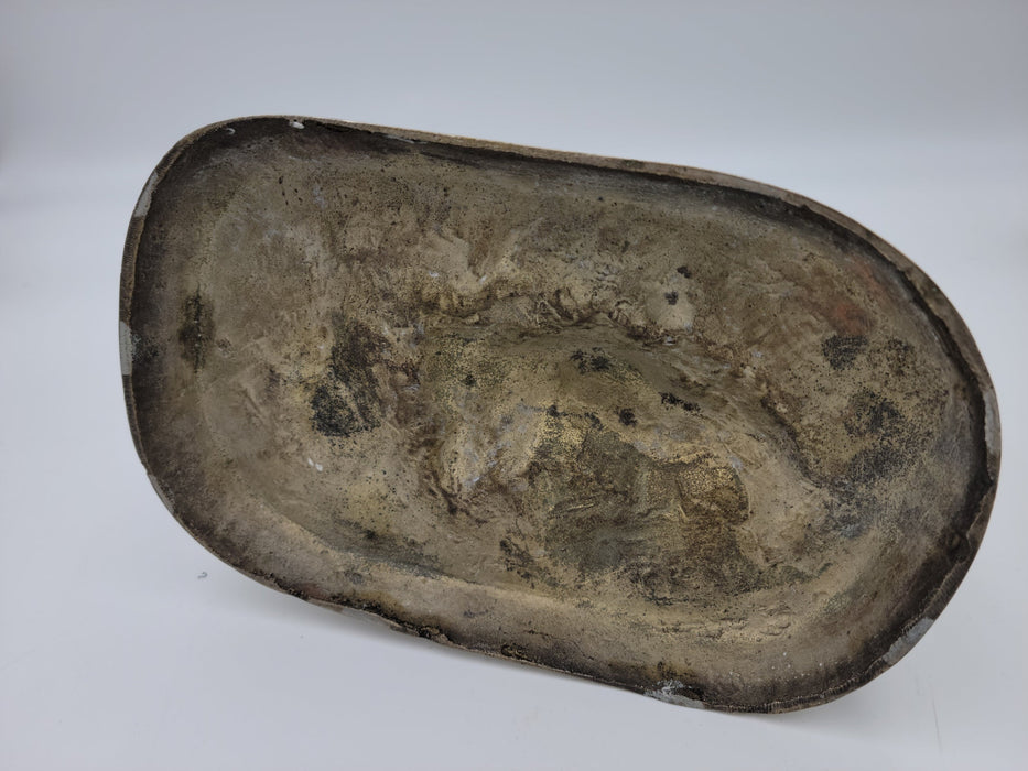 Detailed Pewter Plated Hunting Dog Statue - Two Dogs in Hunt Mode - Sportsman's Decor