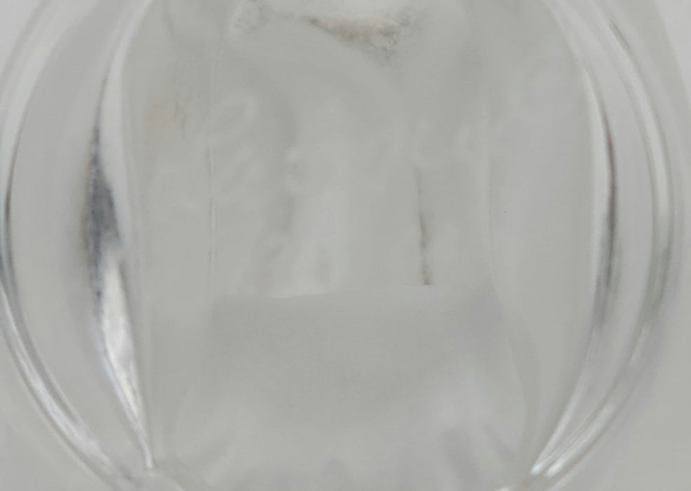 Lalique Crystal Thaile Dove Wings Spread Motif Trinket Ring Pin Nut Dish France