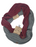 Accessories - Ribbed Infinity Scarves (Set of 2) Burgundy and Lt Grey-- NEW with TAGS
