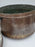 Turkish / Mediterranean Patinated Tinned Copper Two-Handle Cooking Vessel Pot and Lid. Old Decorative Metalware Container