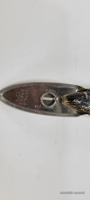 RAPALA SINKING CD18 MAGNUM FINLAND 2 HOOK 10" BLACK, SILVER AND RED FISHING LURE-GREAT FOR THOSE LARGE FISH.