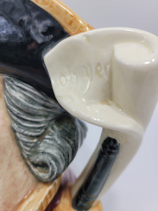 Royal Daulton D6530 Town Crier Character Toby Mug Circa 1959