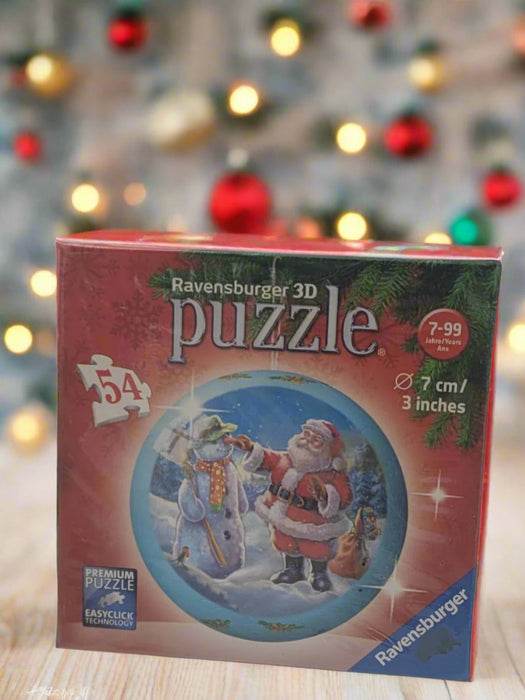 Puzzle - Santa's Snowman Christmas Ornament 3D Puzzle