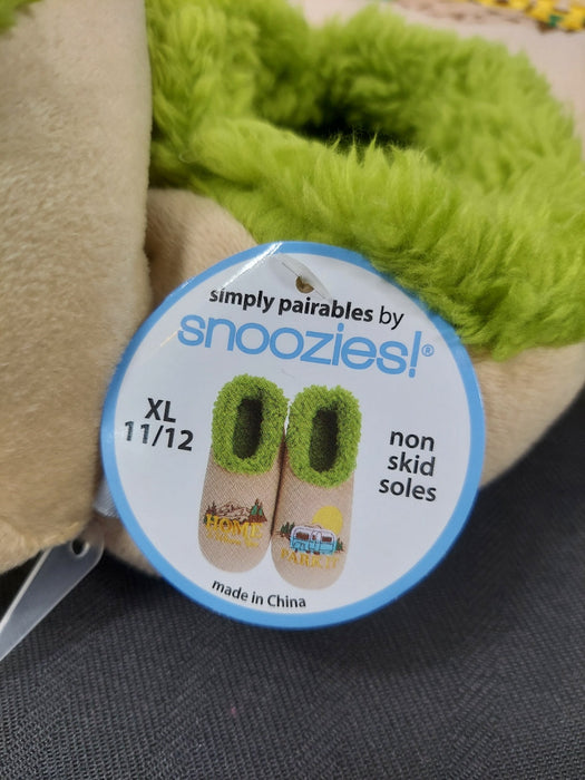 Snoozies Slippers - Home Is Where You Park It Camper Slippers