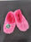 Snoozies Slippers - Fuzzy Pink Slippers XL 11/12