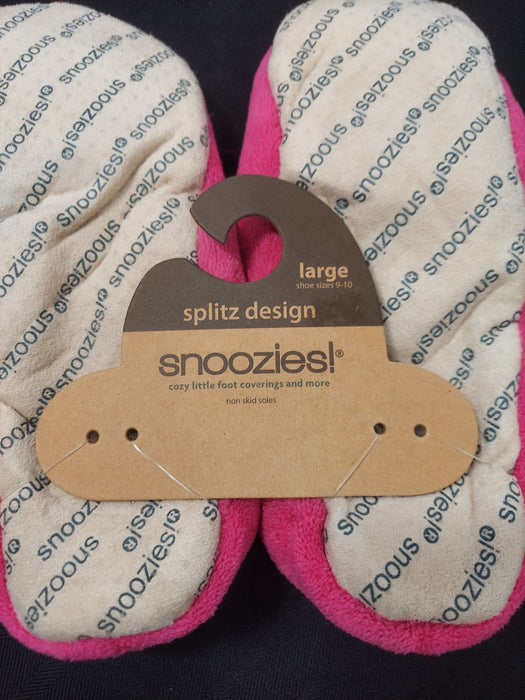 Snoozies Slippers - Pink Horse and Zebra Slippers Large 9-10