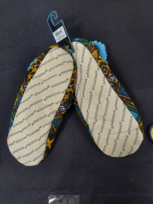 Snoozies Slippers - Blue and Yellow Slippers XL 11/12