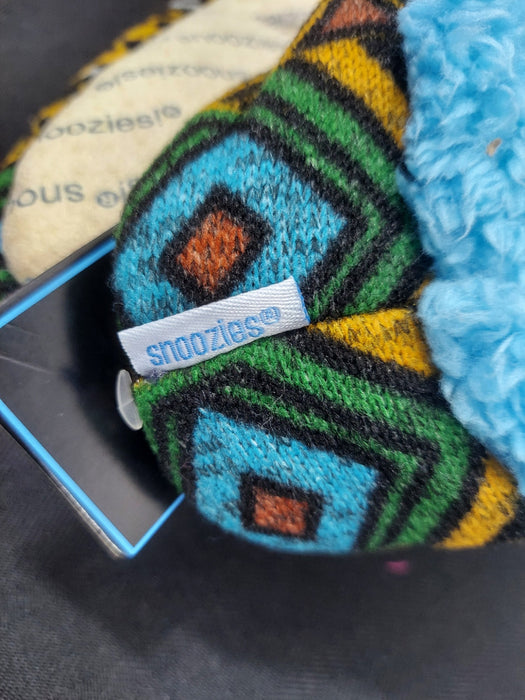 Snoozies Slippers - Blue and Yellow Slippers XL 11/12