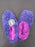 Snoozies Slippers - Purple and Pink XL 11/12