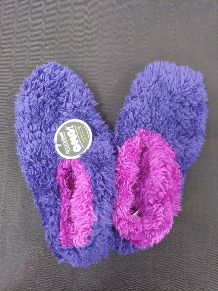 Snoozies Slippers - Purple and Pink XL 11/12