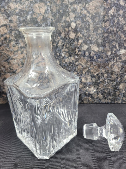 Decanter Habitat for Humanity Logo etched in Crystal Glass