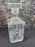 Crystal Glass Decanter Monogrammed with an "A" with Stopper