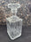 Crystal Glass Decanter Monogrammed with an "A" with Stopper