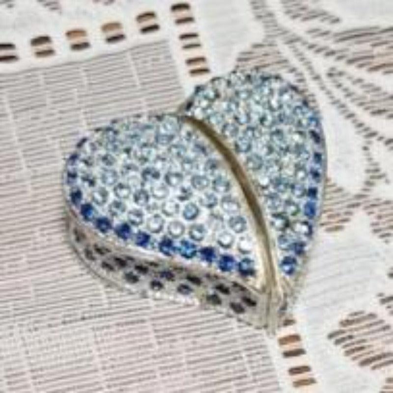 Jewelry - Blue Heart Trinket Box