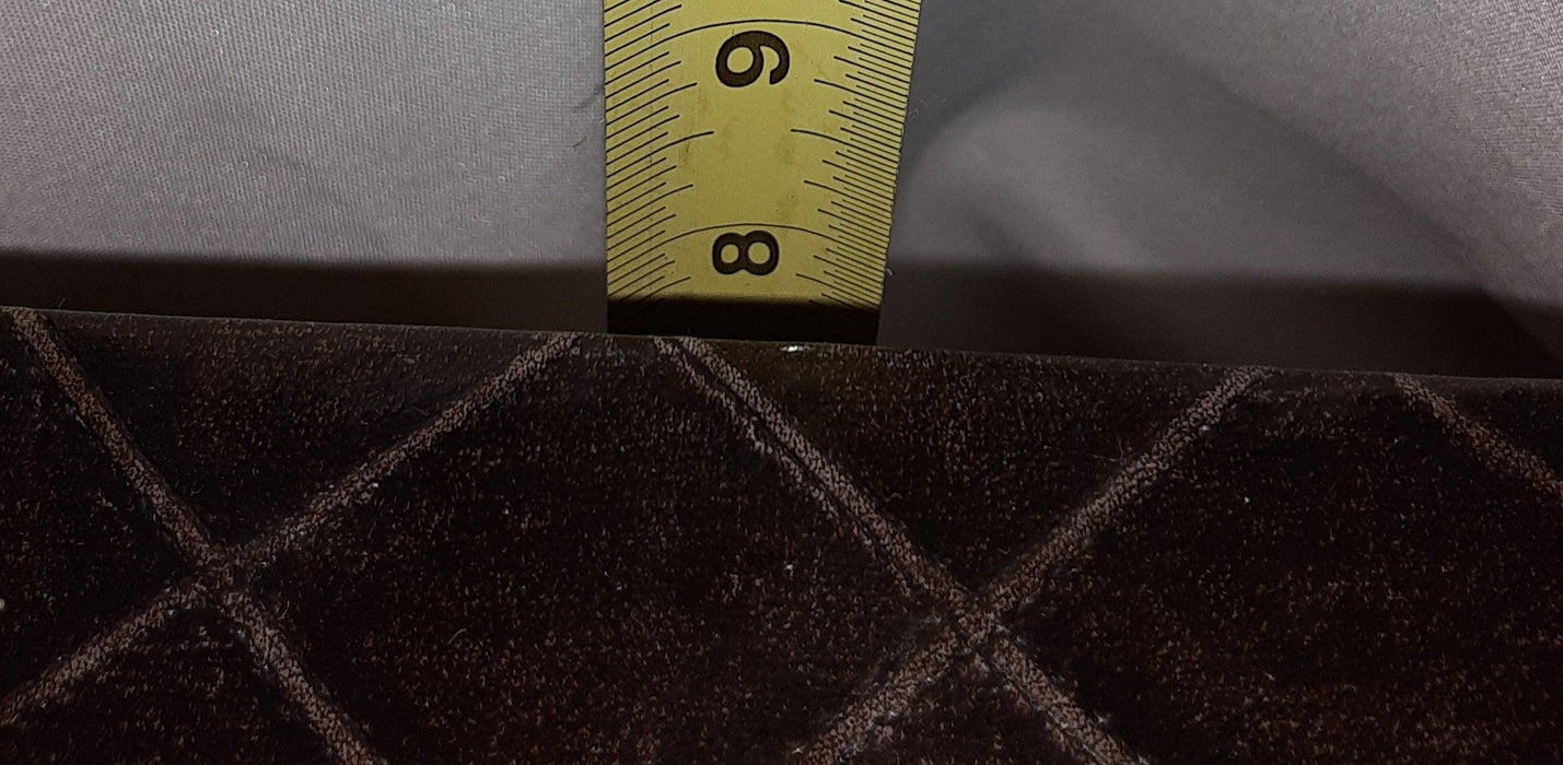 Box- Black and Brown Wood and Faux Leather Small Treasure Chest