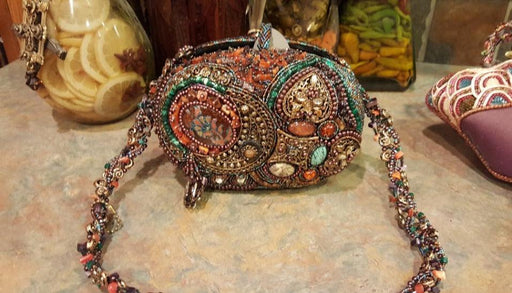 Mary Frances Ornate Multi-color Hand Bag Retired Design