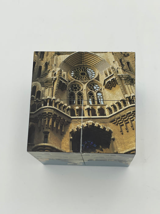 Art Cube Puzzle- Stress Relieving Brain Teaser-Gaudi Architecture