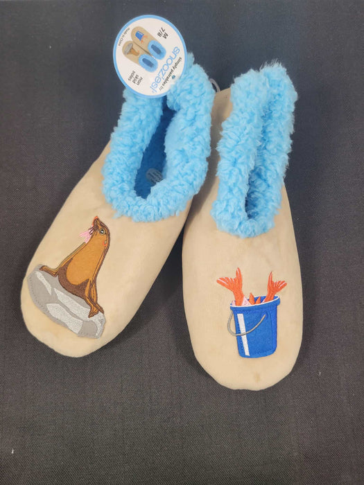 Accessories - Snoozies Slippers Seal and Bucket of Fish