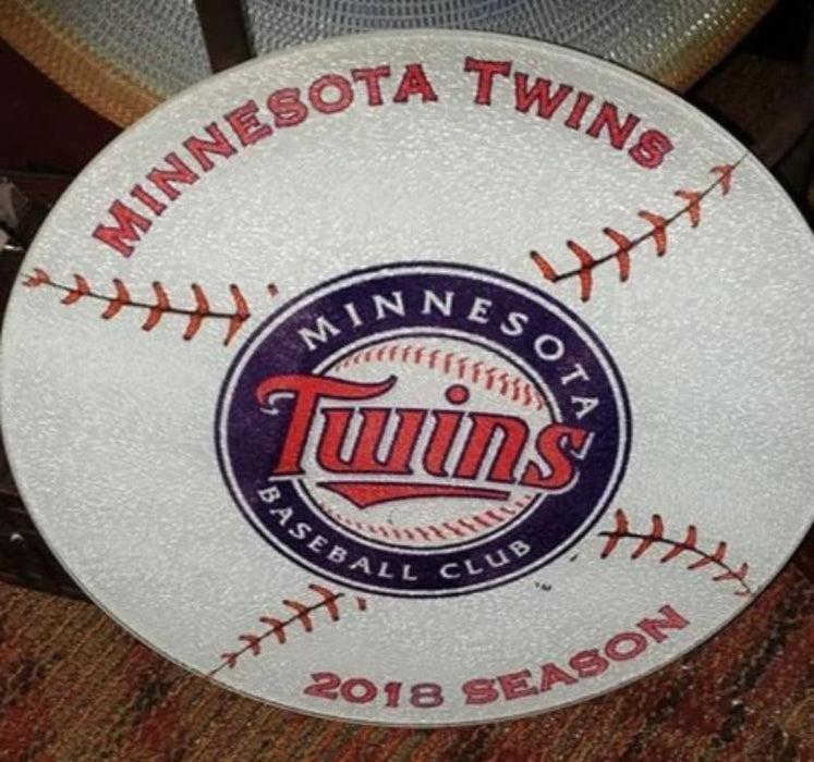Sports - MN Baseball Collectible 2018 Season Cutting Board - MINNESOTA TWINS