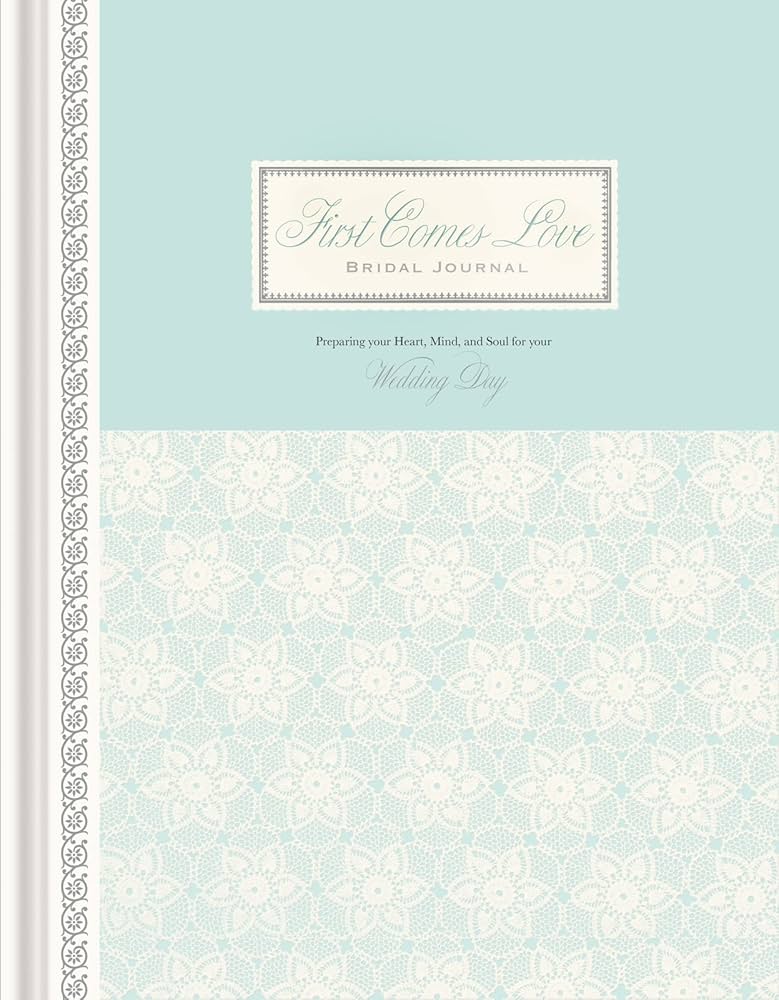 First Comes Love Bridal Journal by Ellie Claire Wedding Day.
