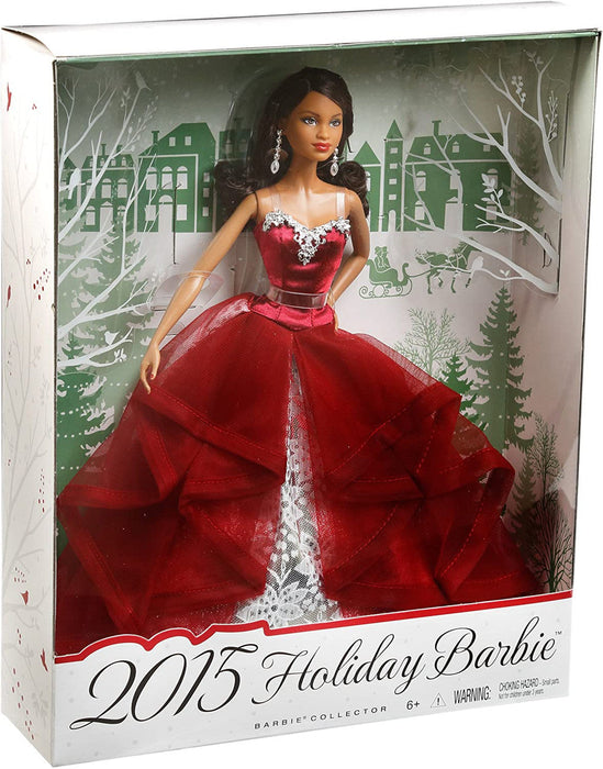 2015 Holiday Barbie African American Doll Mattel