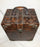 Box - Wood and Faux Leather Small Treasure Chest