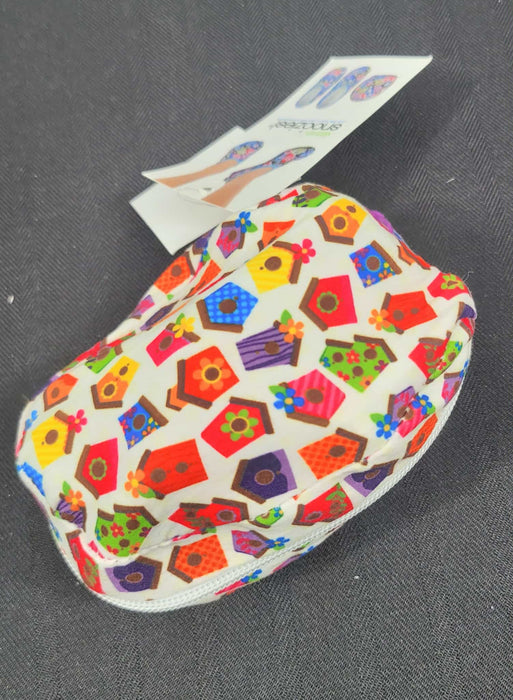 Accessories - Skinnies Snoozies Slippers with Bag - Birdhouses