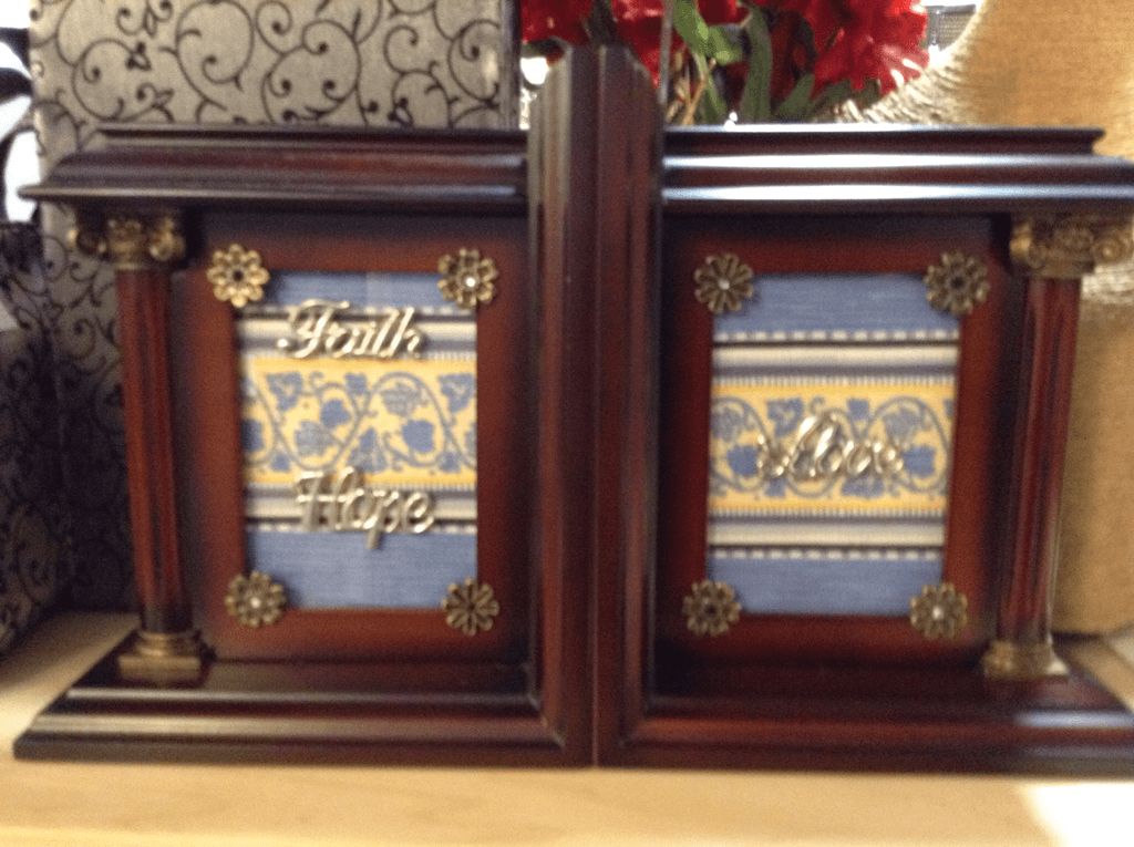 Bookends - Faith, Hope, Love Bookends