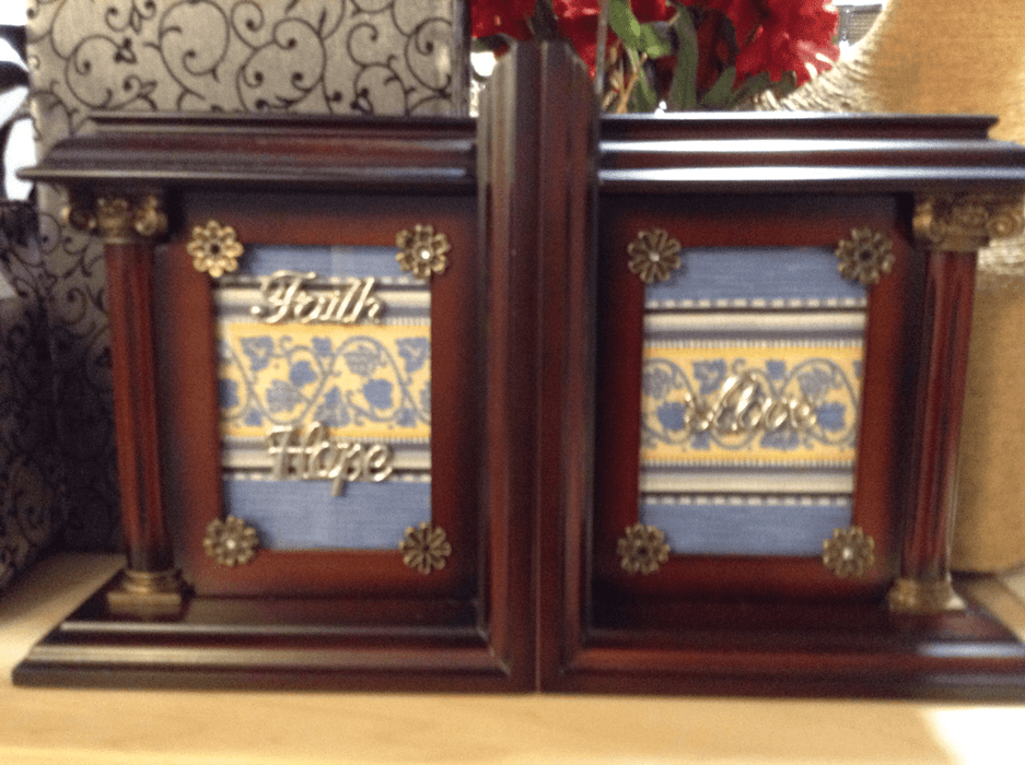 Bookends - Faith, Hope, Love Bookends