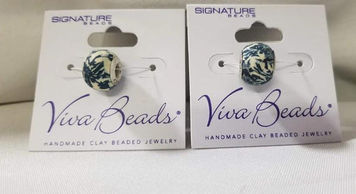 Jewelry - Viva Beads Polymer Clay Bead Dutch Blue Series
