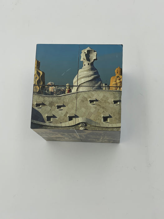 Art Cube Puzzle- Stress Relieving Brain Teaser-Gaudi Architecture