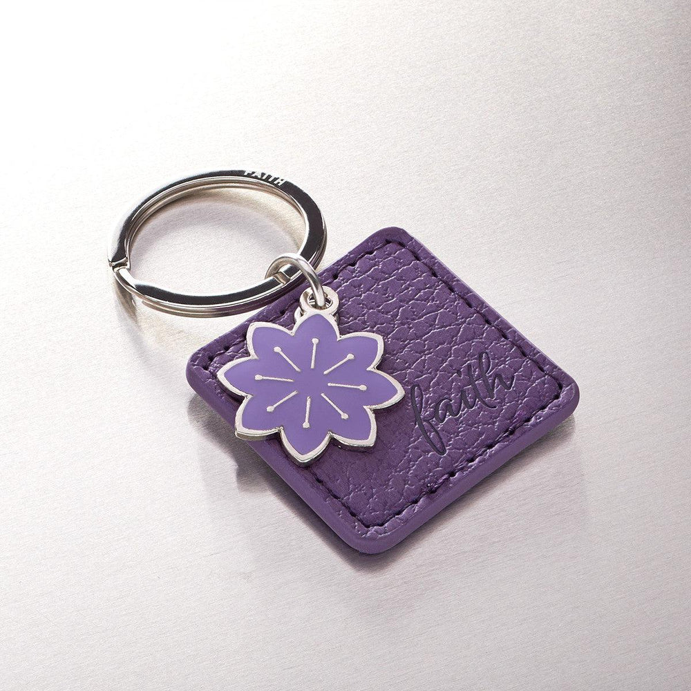 Keyring - Purple Faith
