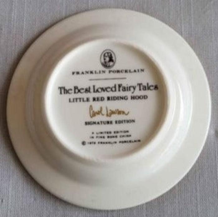 Antique 20 nursery rhyme plates