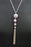 Jewelry - 4 Bead Pendent with Tassel Necklace - Choice of Viva Beads Colors - Limited Quantities