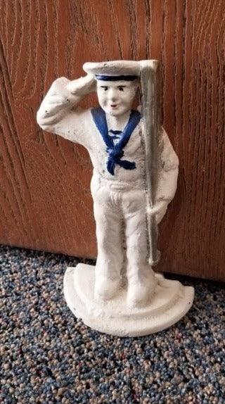 Home Decor - Cast Metal Sailor Doorstop