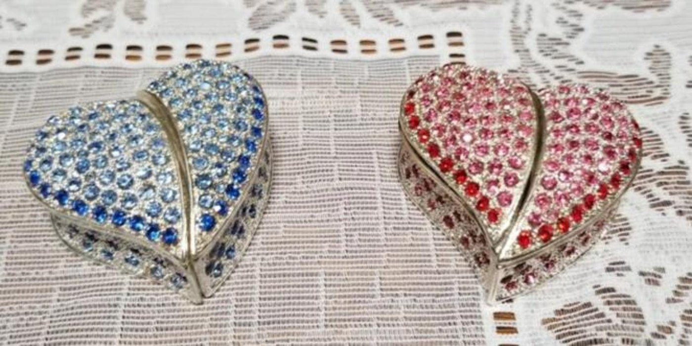 Jewelry Red Heart Trinket Box