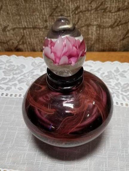 Perfume - Dale Tiffany Purple Perfume Bottle and Stopper