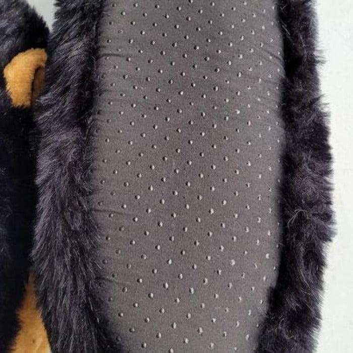 Bear Slippers-Size Kids Med
