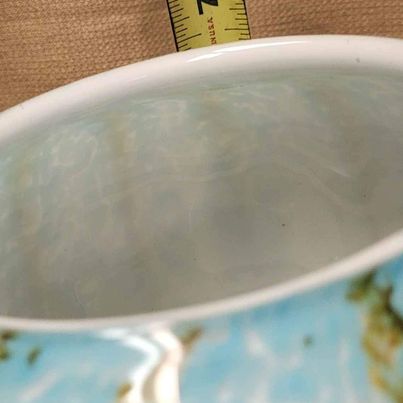 Kitchen - Blue and Brown Glass Vase