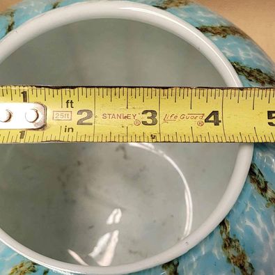 Kitchen - Blue and Brown Glass Vase