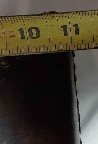 Box - Covered decorative dark brown box