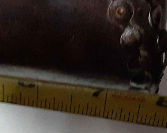 Box - Covered decorative dark brown box