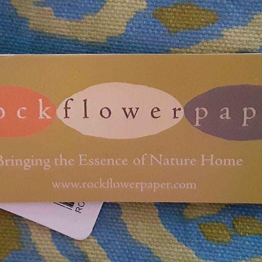 Rock Flower Paper Bucket Shoulder Bag  Buckhara Ocean