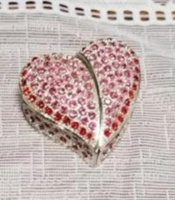Jewelry Red Heart Trinket Box