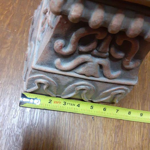 Candle Holder- Decorative scroll Black