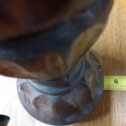 Candle Holder- Decorative brown