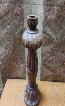 Candle Holder- Decorative brown