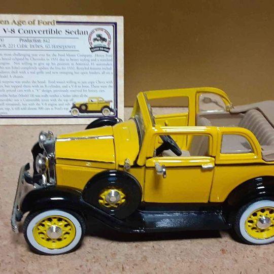 Classic Car 1932  Ford Convertible Sedan.